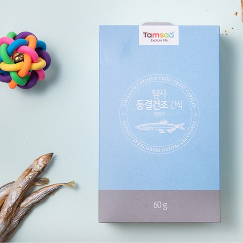 탐사 강아지 동결건조 간식, 열빙어, 1개