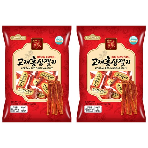 일광제과 고려홍삼젤리, 280g, 2개