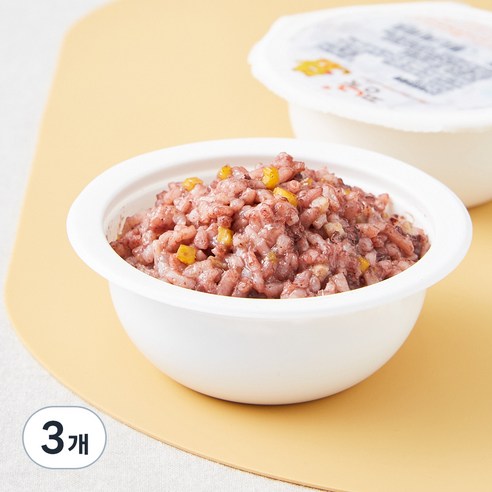 짱죽 완료기 13개월부터 이유식 고구마영양팥밥, 180g, 3개, 혼합맛(고구마/팥)
