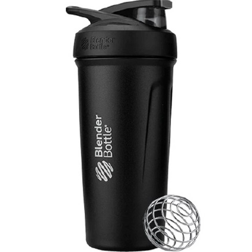 블랜더보틀 스트라다 스테인레스, 블랙, 710ml, 1개
