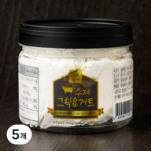 강훈목장 수제 그릭요거트, 250g, 1개입, 5개