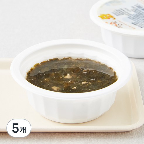짱죽 이유식 한우소고기미역국12개월부터, 혼합맛(한우소고기/미역), 170g, 5개