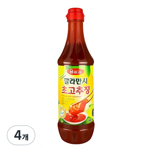 움트리 깔라만시 초고추장, 1kg, 4개