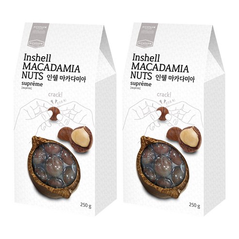 리치팜너트 수푸림 인쉘 마카다미아, 250g, 2개