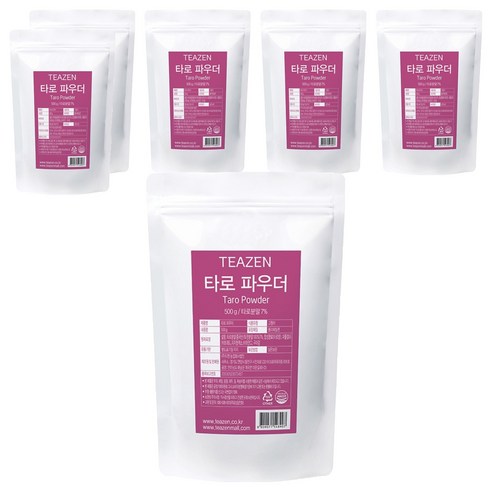 티젠 타로 파우더, 500g, 1개입, 6개, 500g
