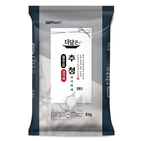 대구농산 2021년 경기미 추청 아끼바레 쌀, 8kg(특등급), 1개