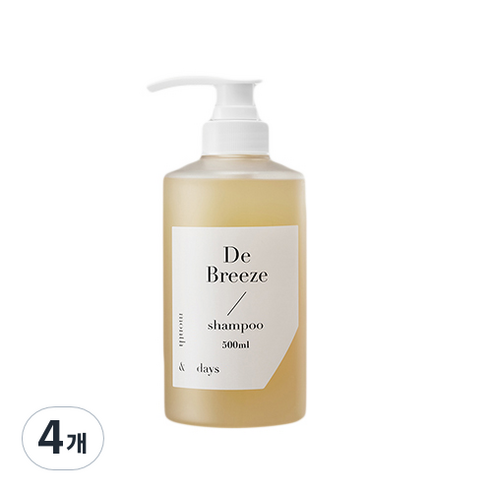 먼스앤데이즈 디 브리즈 샴푸, 4개, 500ml