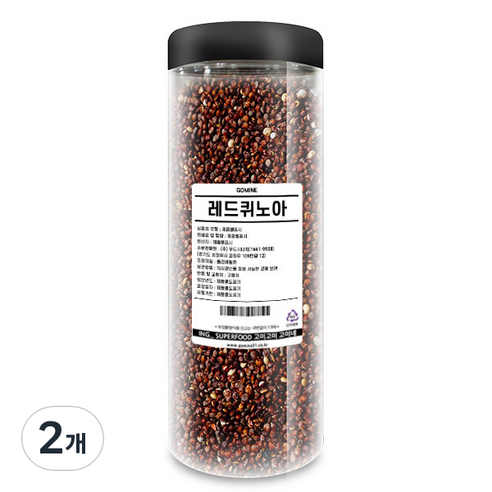 고미네 레드 퀴노아, 2개, 800g