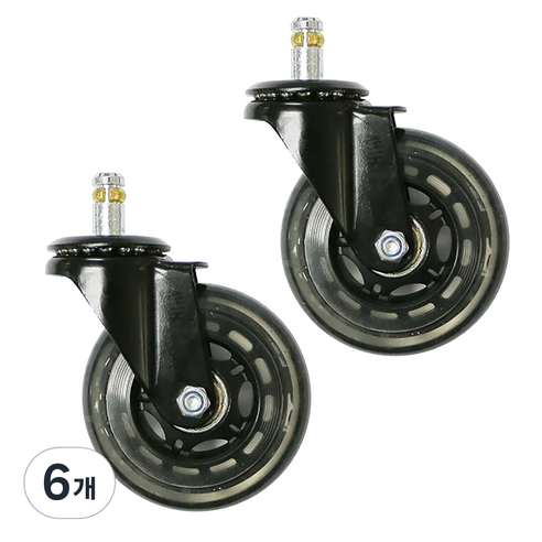엠파이어 링회전 인라인바퀴 D2L1122 75mm, 6개