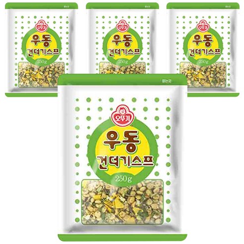 오뚜기 우동 건더기 스프, 250g, 4개