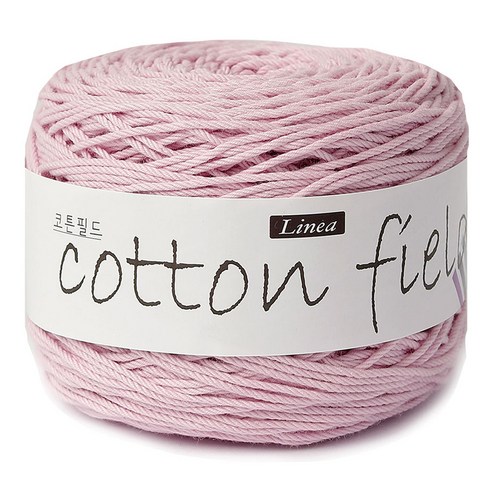 니뜨 코튼 필드 뜨개실 80g, 342 베이비핑크, 1개