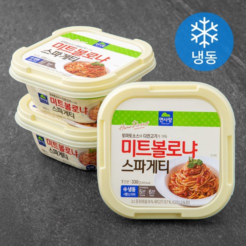 면사랑 미트 볼로냐 스파게티 (냉동), 330G, 3개 - 가격 변동 추적 그래프 - 역대가