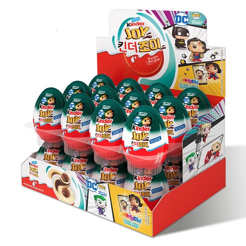 히어로 초콜릿, 킨더 조이 DC코믹스로 아이에게 즐거움을 선물하세요! 킨더조이