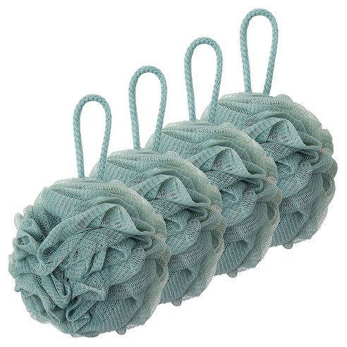 페르노엘 촘촘하고 부드러운 걸이형 버블 샤워볼 세트, 카키, 4개입, 1개