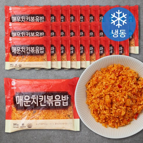 천일냉동 매운치킨 볶음밥 (냉동), 300g, 30개