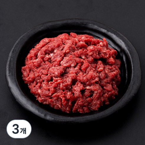 전통참한우 1등급 다짐육 (냉장), 300g, 3개