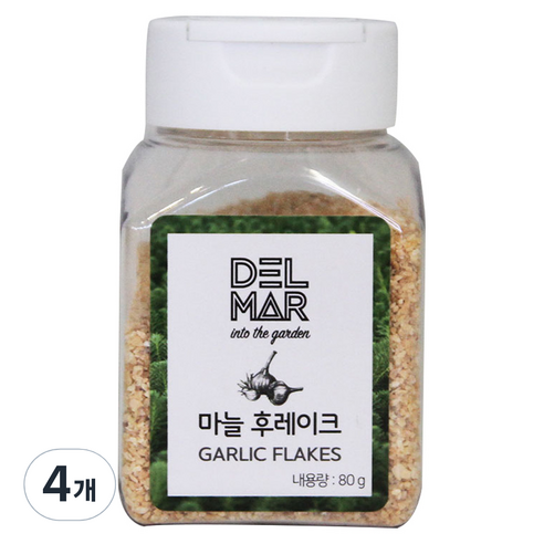 딜리셔스마켓 마늘 후레이크, 80g, 4개