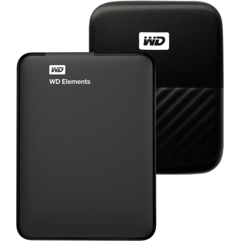 WD Elements Portable 휴대용 외장하드 + 파우치, 5TB, 블랙  Best 5