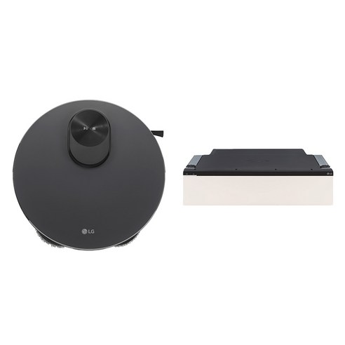 LG HOM-BOT AI 오브제컬렉션 RONi(로니) (히든스테이션) 흡입+스팀 물걸레
