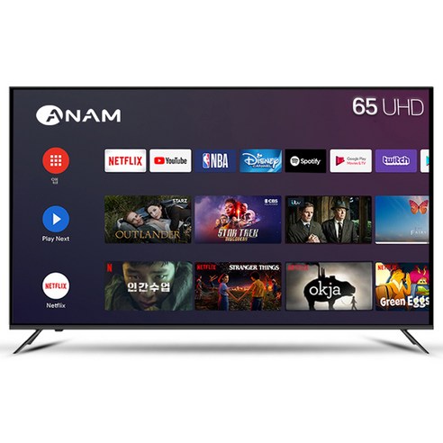 아남 4K UHD LED TV 165cm(65인치) × ANAM-650SMART × 벽걸이형 × 방문설치 섬네일