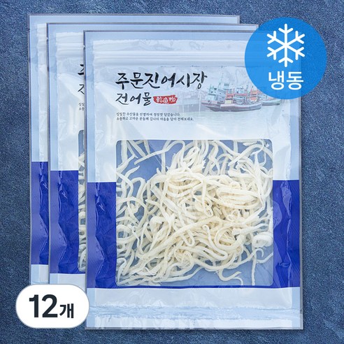한끼 간편 백진미오징어 (냉동), 100g, 12개