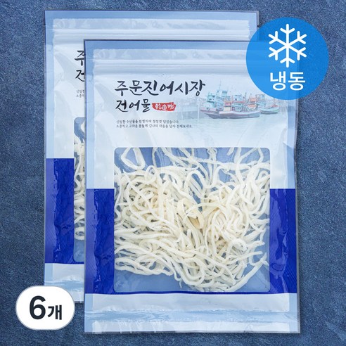 한끼 백진미 오징어 (냉동), 100g, 6개