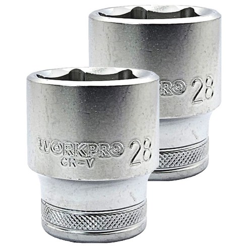 워크프로 복수알숏 1/2" x 28mm WP274109, 2개