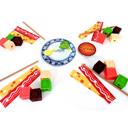 순발력과 집중력을 키워주는 맛있는 승부, 만두게임즈 '꼬치의 달인' 보드게임