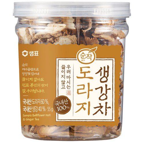 순작 도라지 생강차 원물, 55g, 1개입, 1개