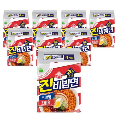 오뚜기 진비빔면, 32개