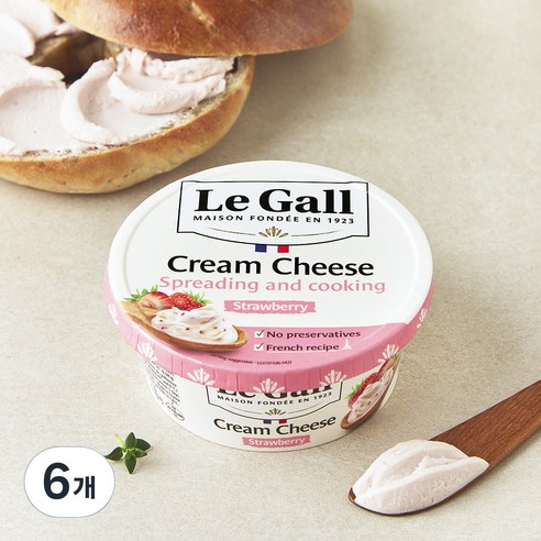 르갈 크림치즈 딸기, 150g, 1개입, 6개