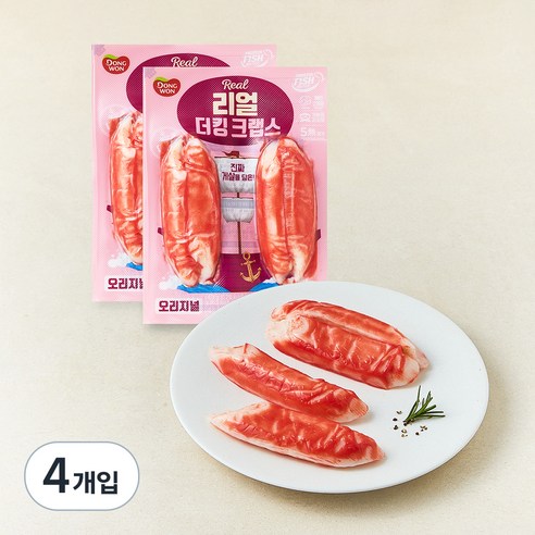 동원 더킹 크랩스 오리지널, 140g, 4개입