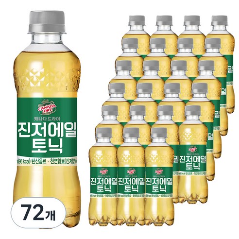캐나다드라이 진저에일 토닉, 300ml, 72개