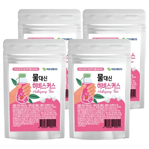해밀생활건강 물대신 히비스커스티, 0.7g, 20개입, 4개