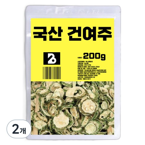 비니플랑센 건강한 국산 건여주, 200g, 2개