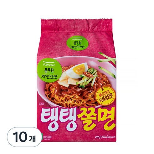 풀무원 탱탱쫄면, 123g, 40개
