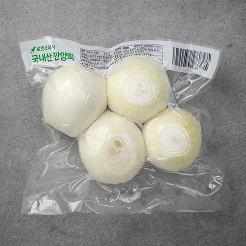 국내산 깐 양파, 1kg, 3개