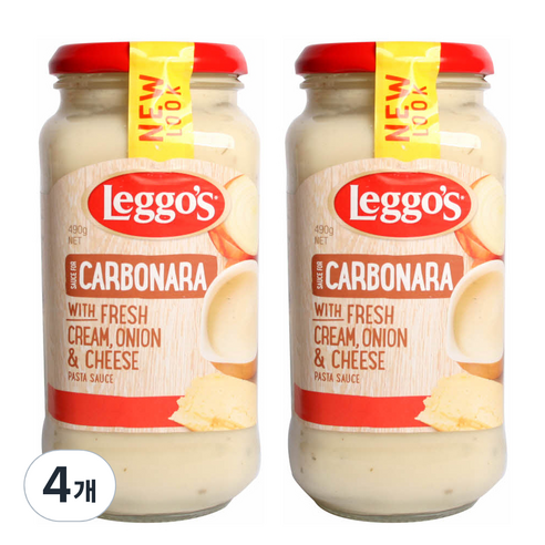 레고스 카르보나라 파스타소스, 490g, 4개