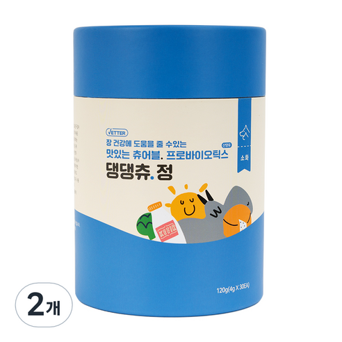 베터 댕댕츄정 강아지 영양제 30p, 산양유, 2개, 소화기능 개선