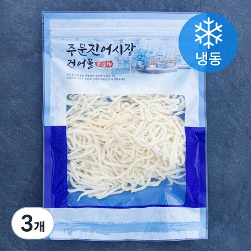 현복식품 백진미 오징어채 (냉동), 180g, 3개