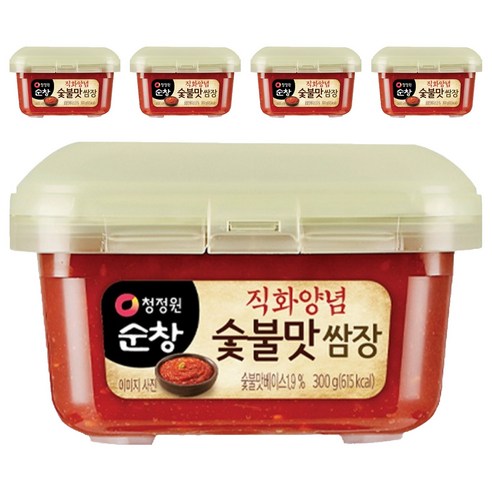 청정원순창 직화양념 숯불맛 쌈장, 300g, 5개