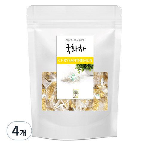 삼각티백 국화차, 0.5g, 100개입, 4개