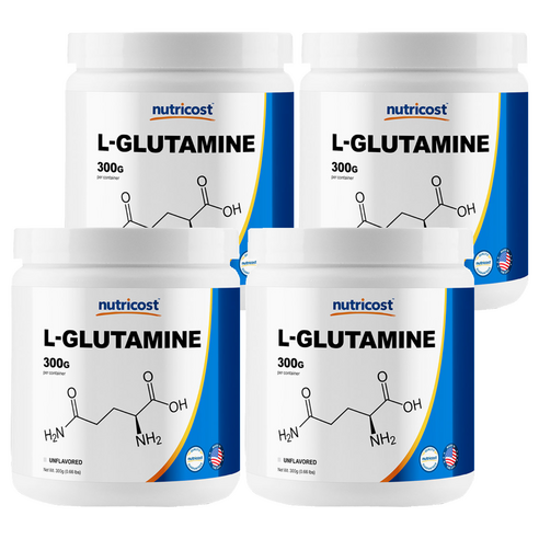 뉴트리코스트 L 글루타민, 300g, 4개