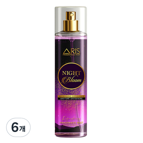 아리스 바디 미스트 나이트 블룸, 6개, 250ml