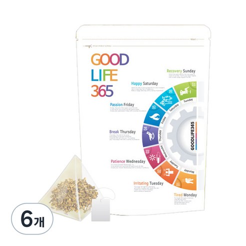 굿라이프365 늙은호박차 삼각티백, 2g, 25개입, 6개