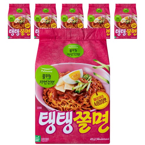 풀무원 탱탱쫄면, 123g, 24개