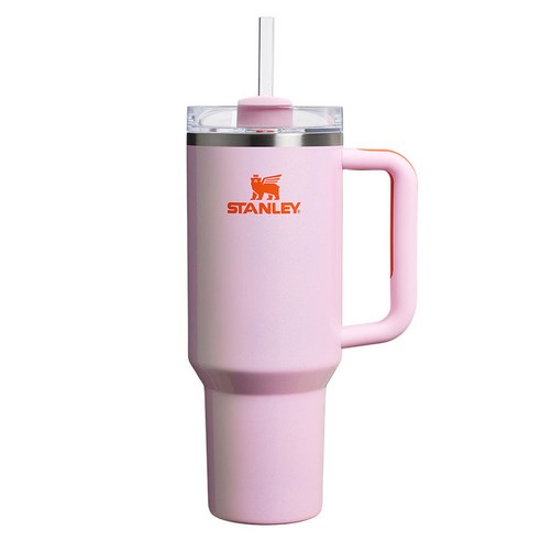 스탠리 퀜처 H2.0 플로우 스테이트 텀블러, 로즈 페탈 쉬머, 1.18L, 1개
