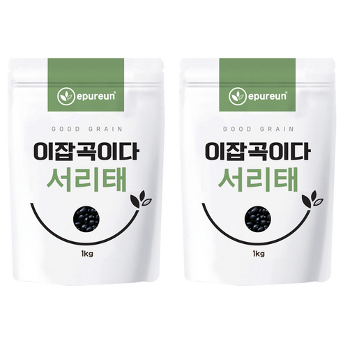 이푸른 국산 서리태, 1kg, 2개