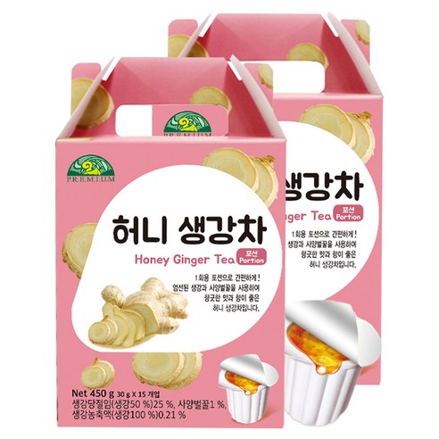 오가닉스토리 허니 생강차, 30g, 15개입, 2개