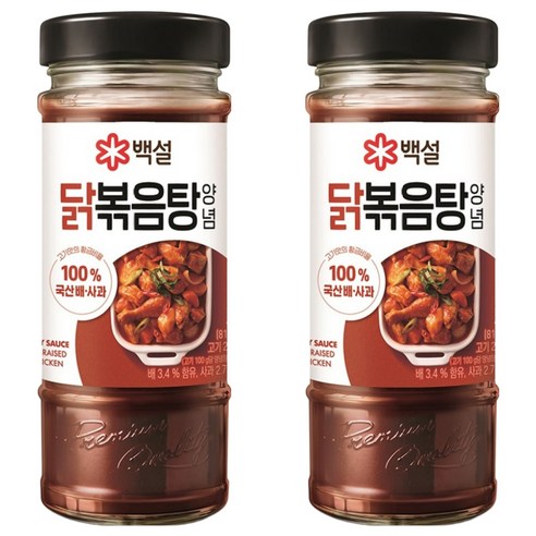 백설 닭볶음탕 양념, 490g, 2개